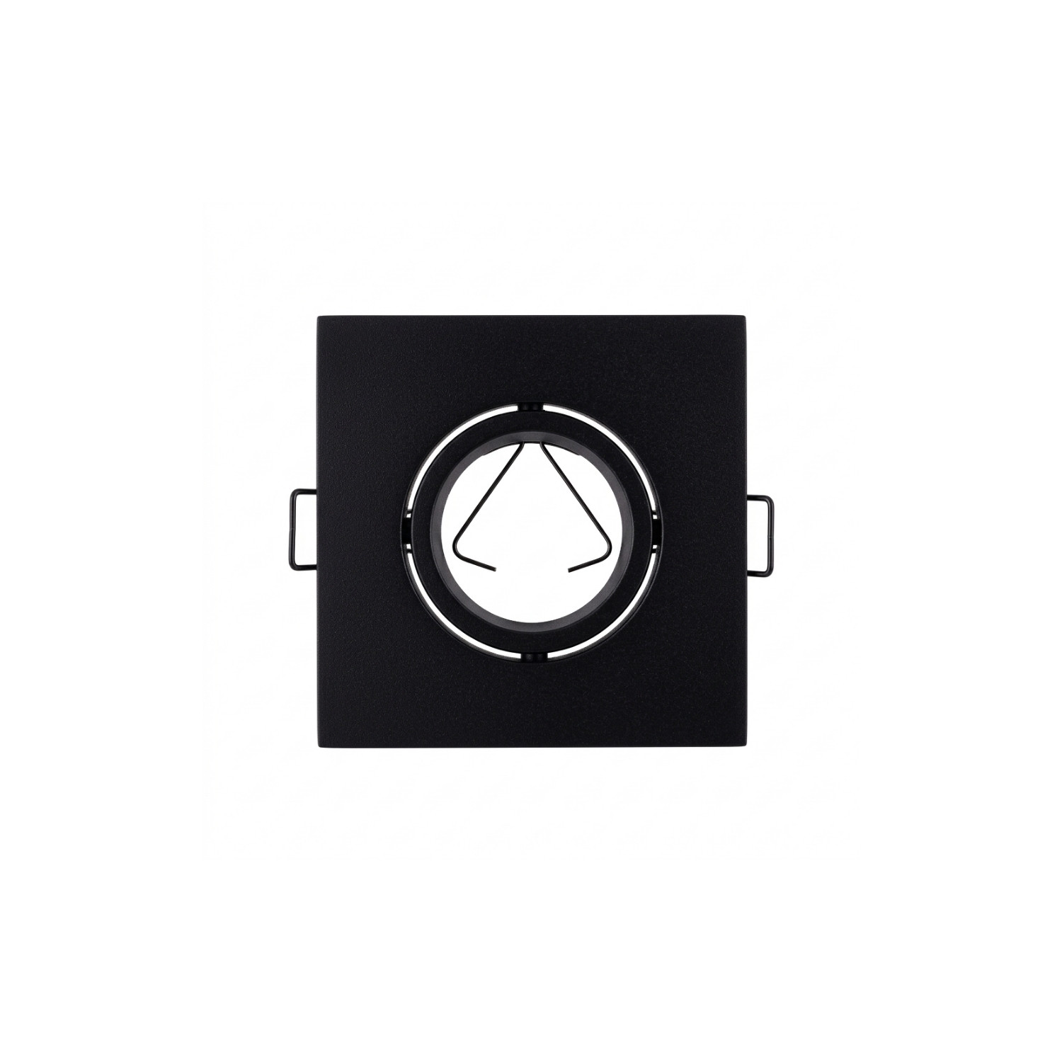 Portalámpara Empotrable Cuadrado Ajustable Casquillo GU10 IP20 10.1x10.1x4cm SECOM Downlight Empotrable 1